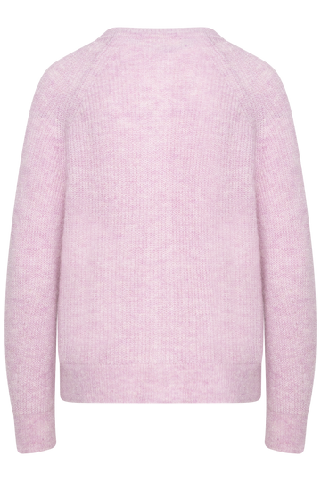 Lulu Ls Knit Short Cardigan - Winsome Orchid Melange