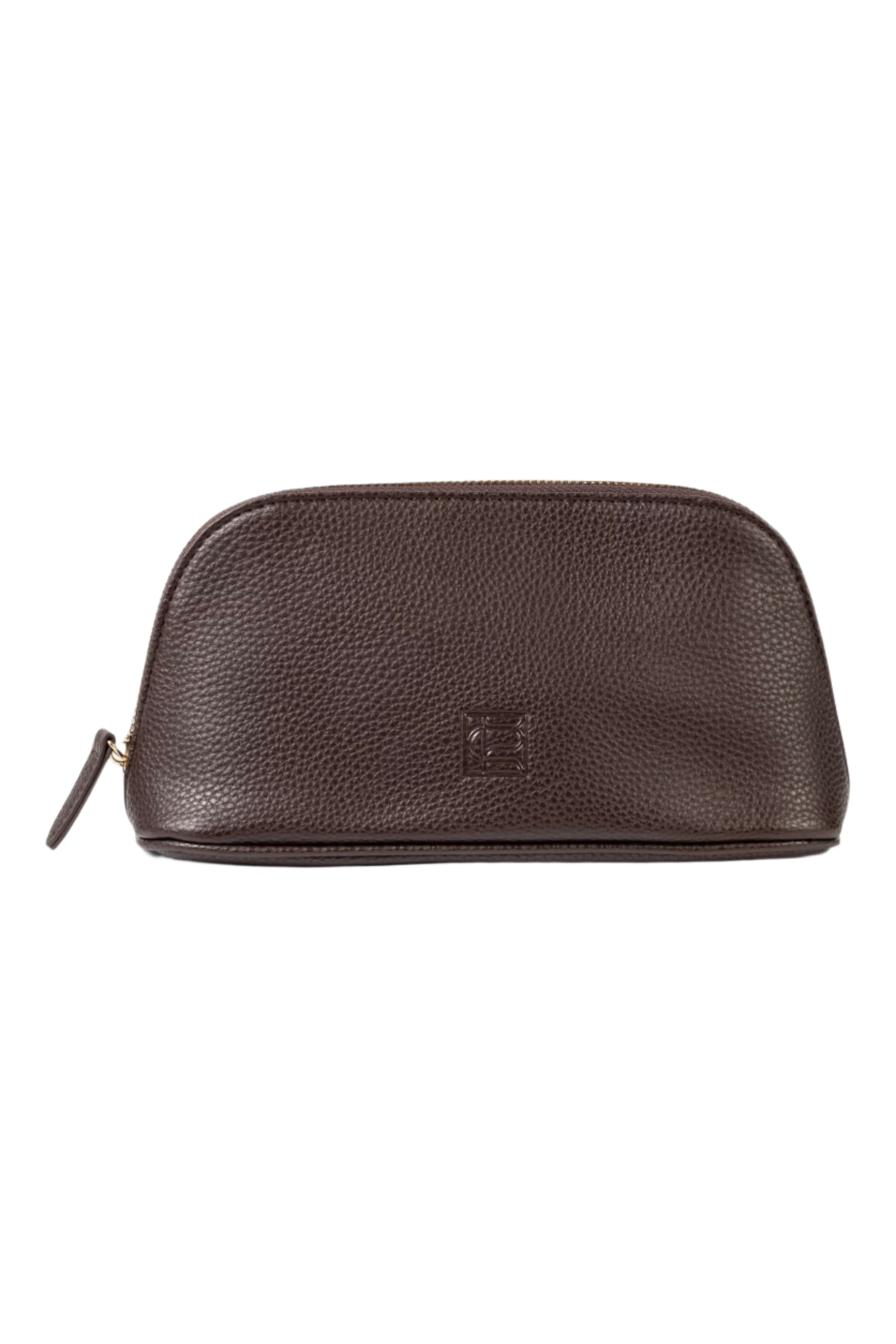 Cosmetic Pouch Large Dark Brown