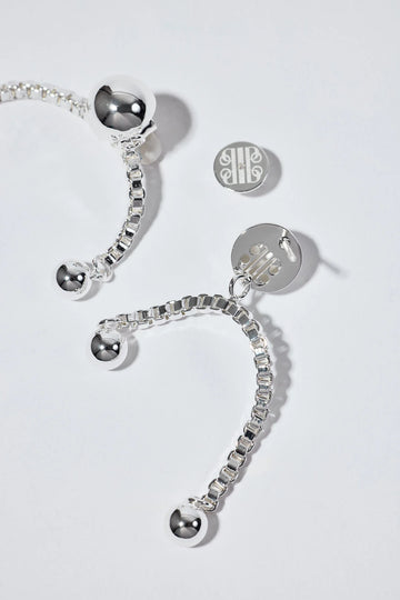 Tiny Solar Studs - Silver