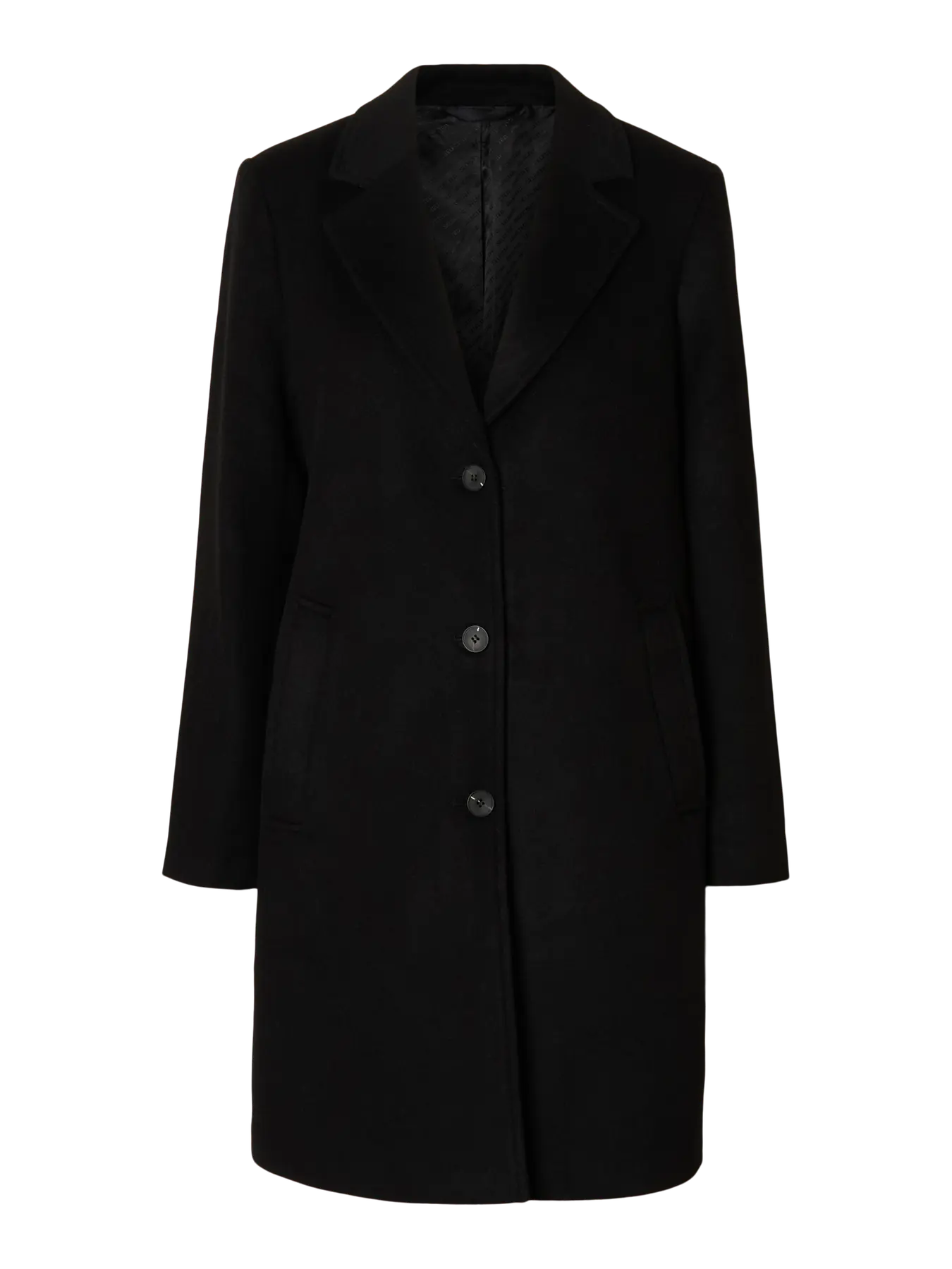New Sasja Wool Coat Black