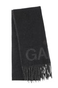 Fringed Wool Scarf - Black