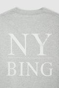 Myers Tee Serif Ny - Washed Heather Grey
