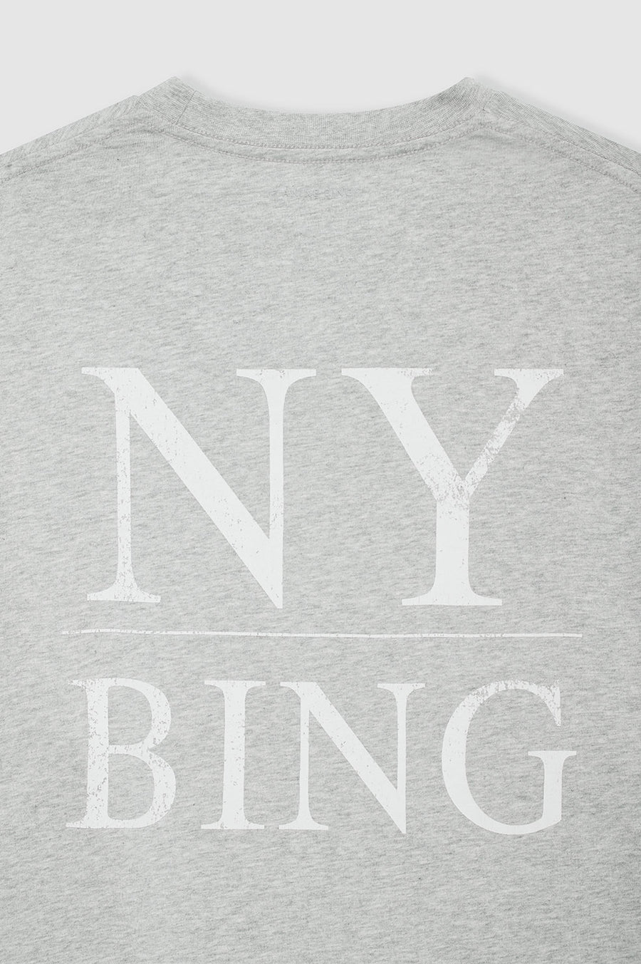 Myers Tee Serif Ny - Washed Heather Grey