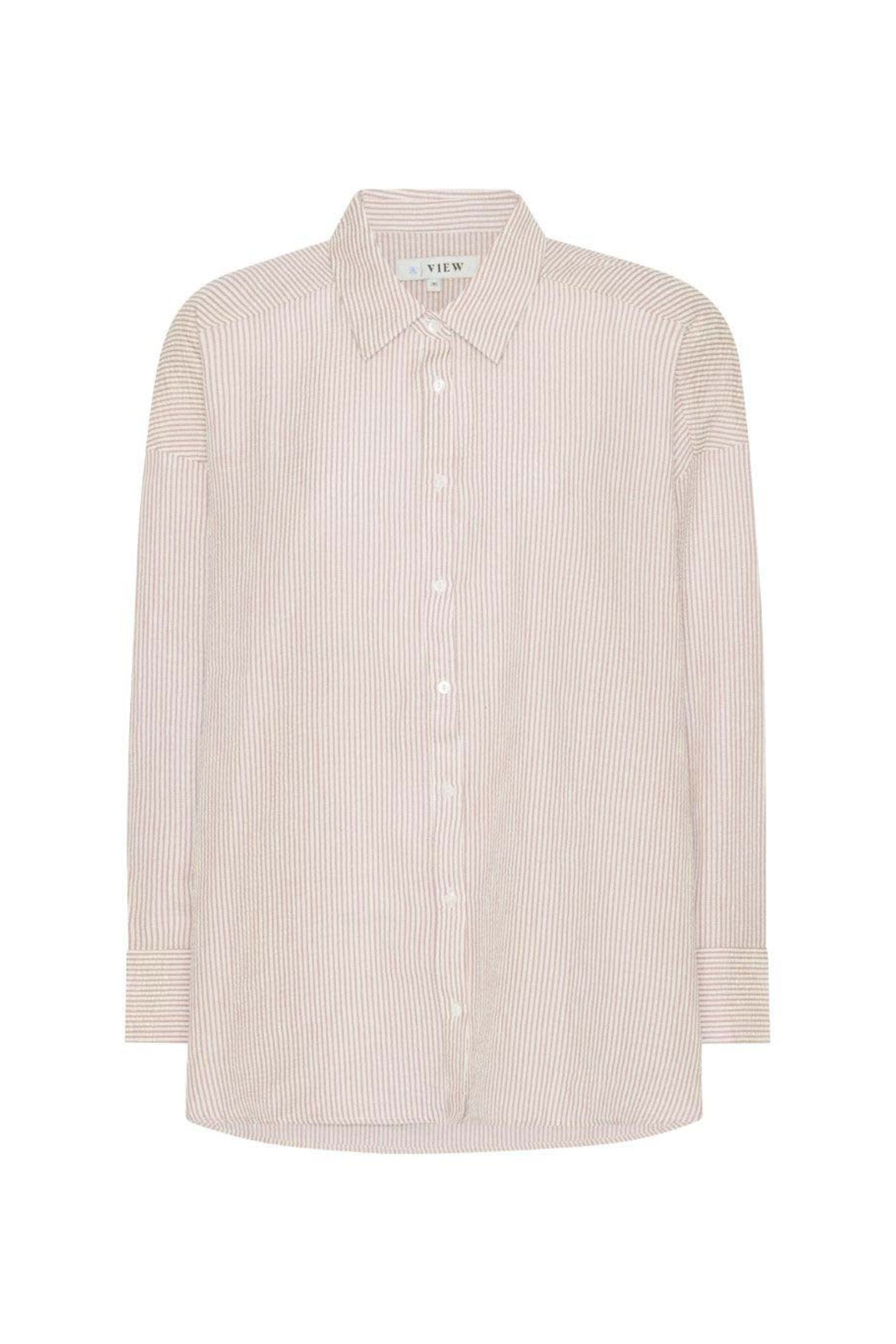 Sonja Shirt Orange/White