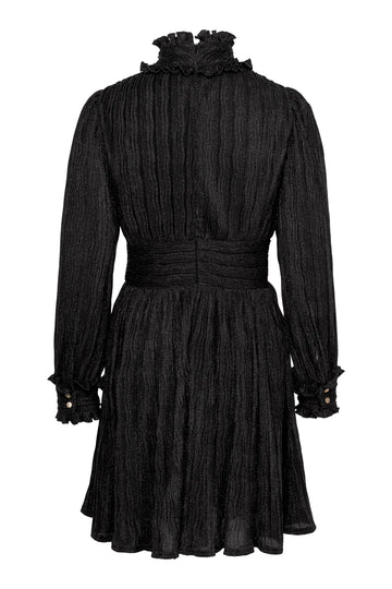 Addison Dress - Black Glitter