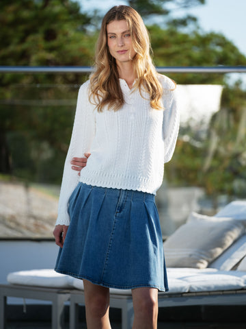 Bridget Pullover - White