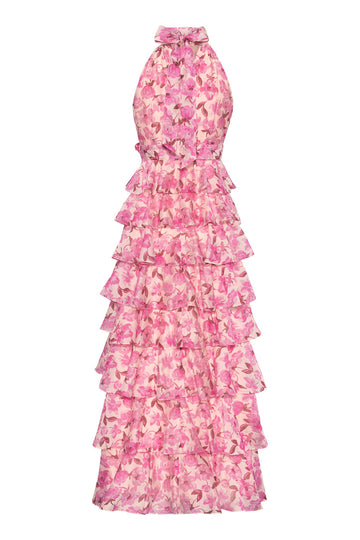 Angel Maxi Dress - Pink Tulip