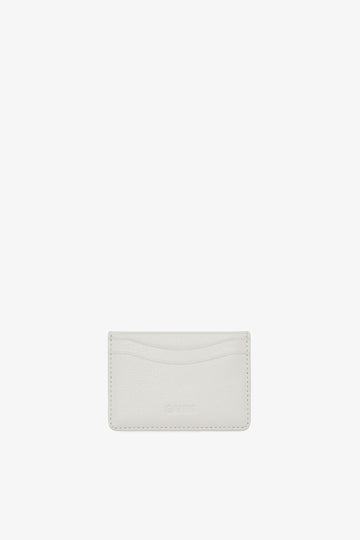 Bou Card Holder With Flap Raspberry Print - Egret
