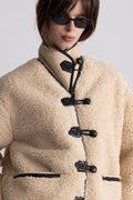 Ingrid Faux Shearling Jacket - Camel
