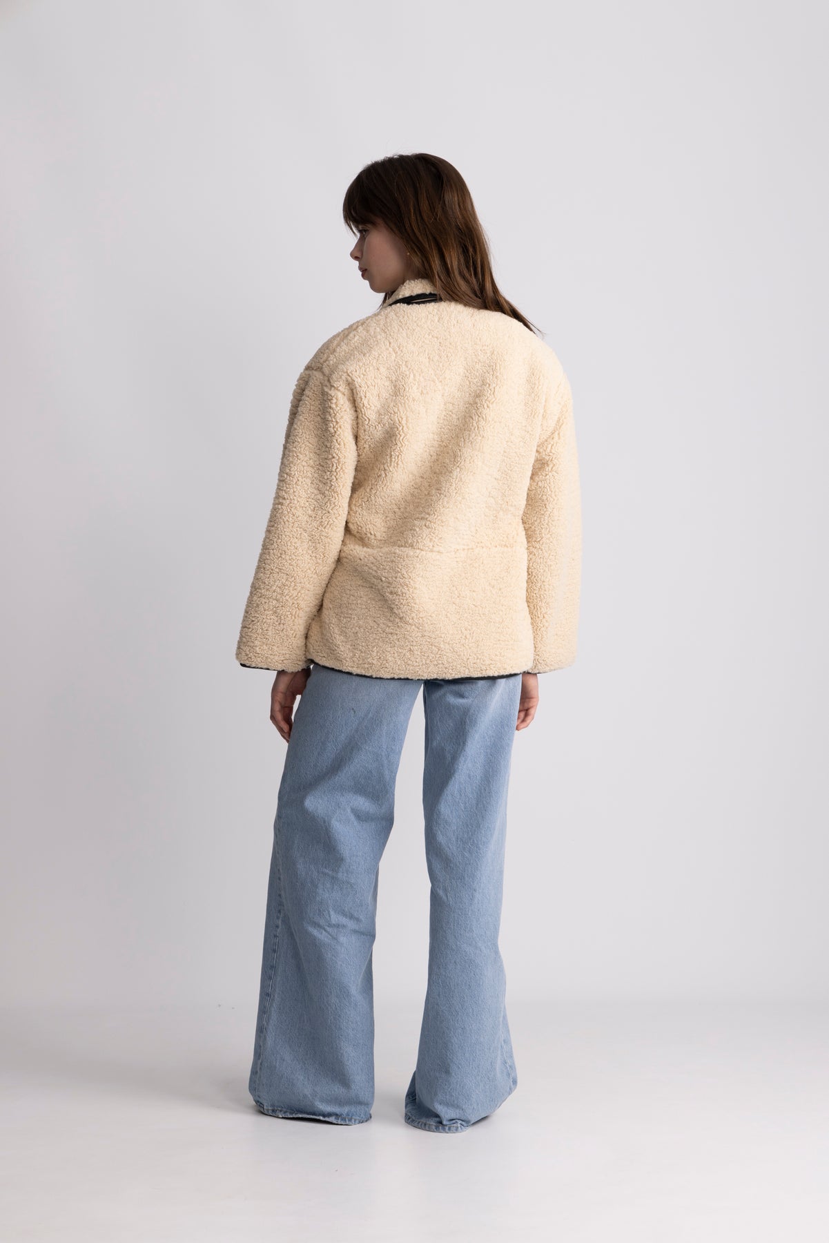 Ingrid Faux Shearling Jacket - Camel