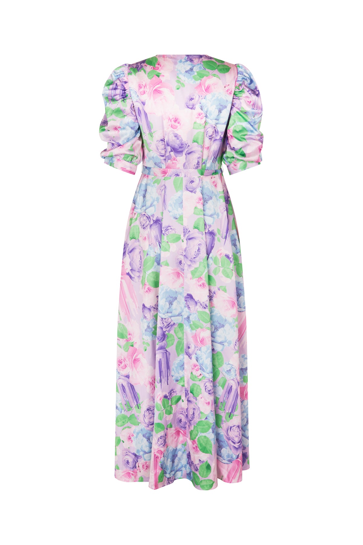 Kayla Maxi Dress - Lilac Sprayflower