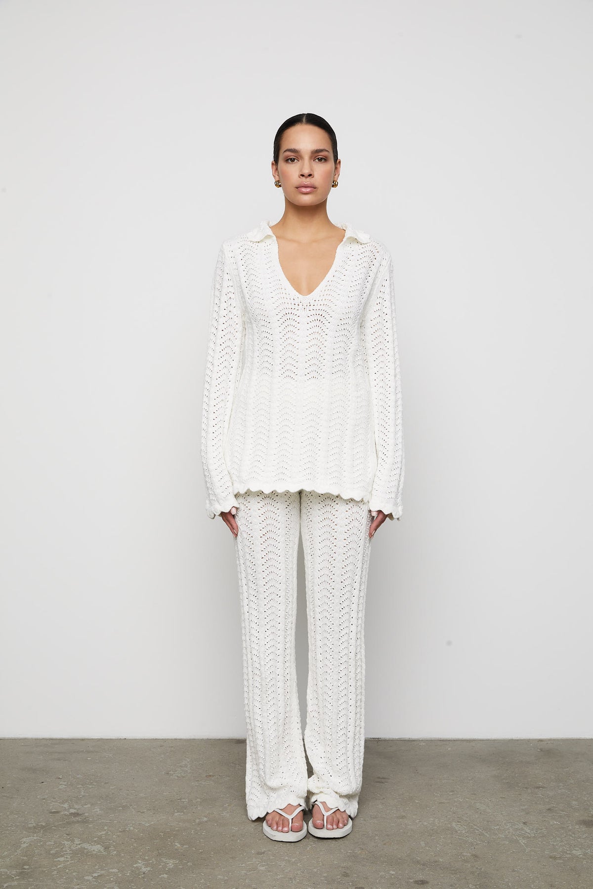 Atticus Trouser - Cream