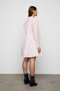 Comma Crepe Dress - White Berry Print