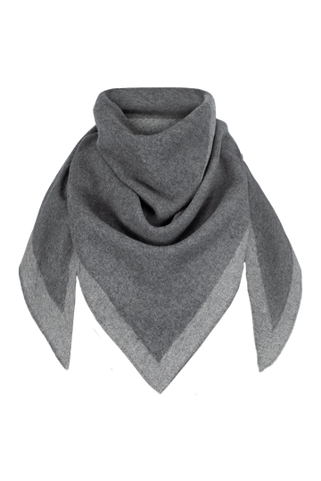 Triangle Scarf - Grey/Medium Grey