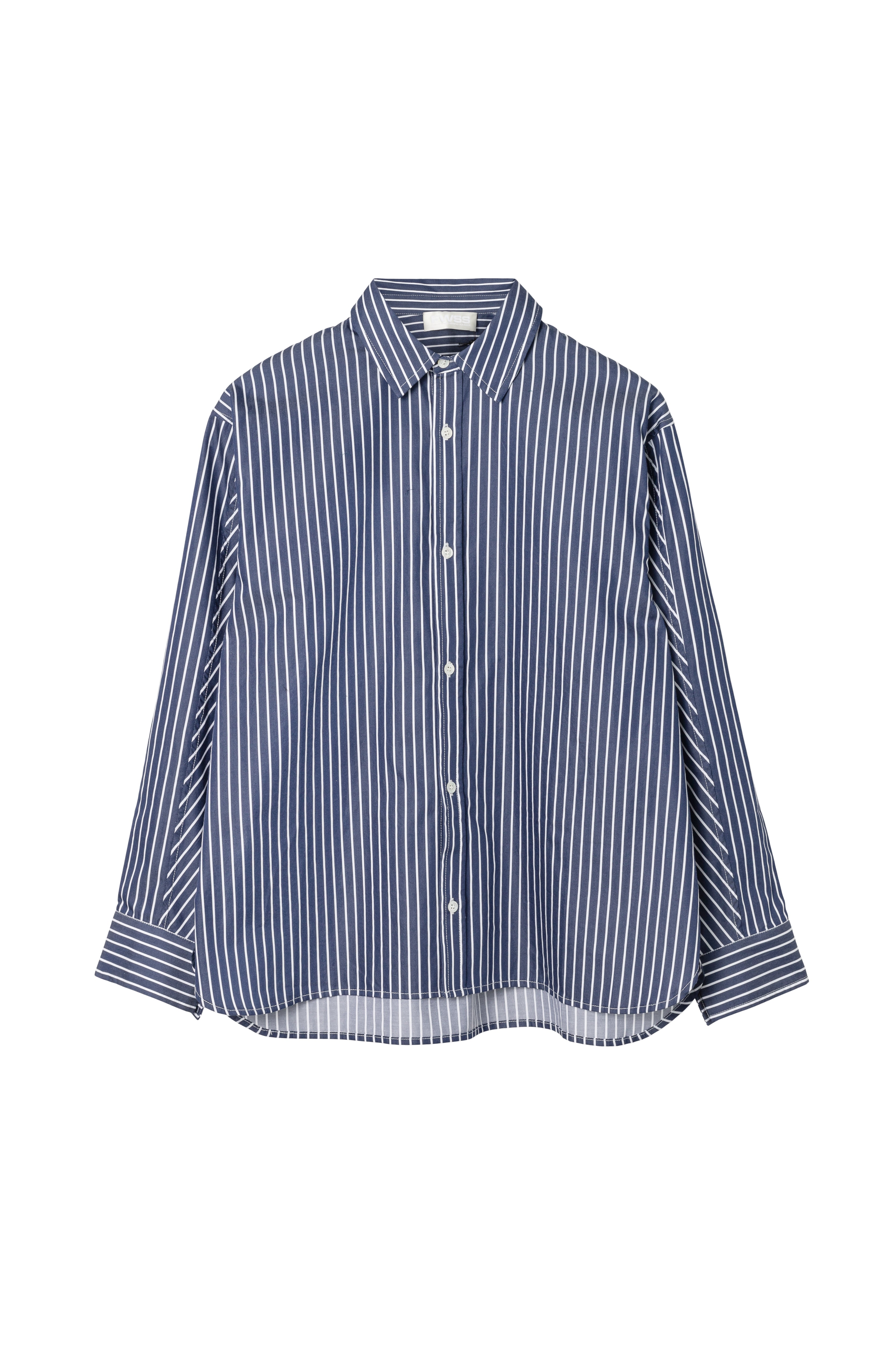 SS26 Shirt Blue White Stripe