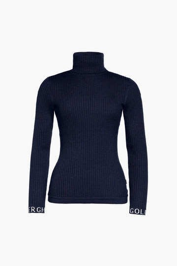 Mira Long Sleeve Knit Sweater - French Blue