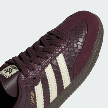 Samba OG W - Maroon/Cream White/Gold Metallic