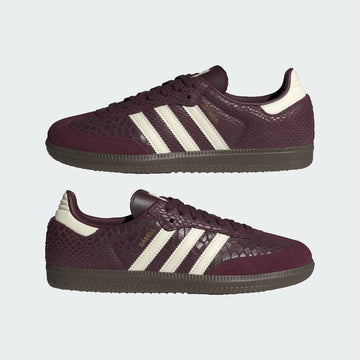 Samba OG W - Maroon/Cream White/Gold Metallic