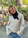 Mari Wool Sweater - Light Grey