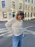 Mari Wool Sweater - Light Grey