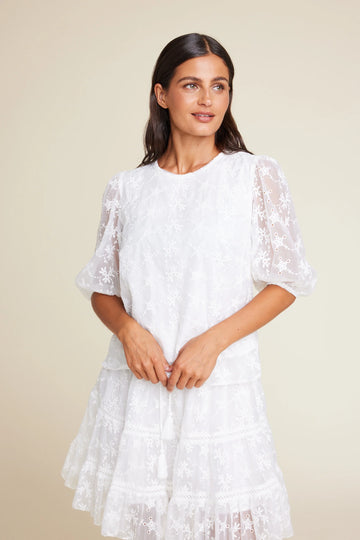 Isabel Embroidery - White