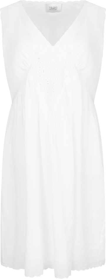 Jolie Cotton Mini Dress - White