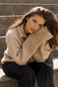 Tine Knit Cardigan - Sand Mix