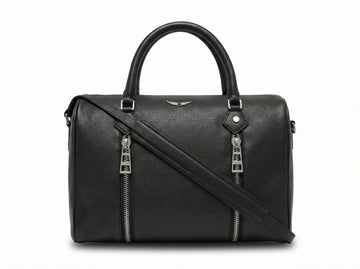 Sunny Medium Grained Leather - Black Unique
