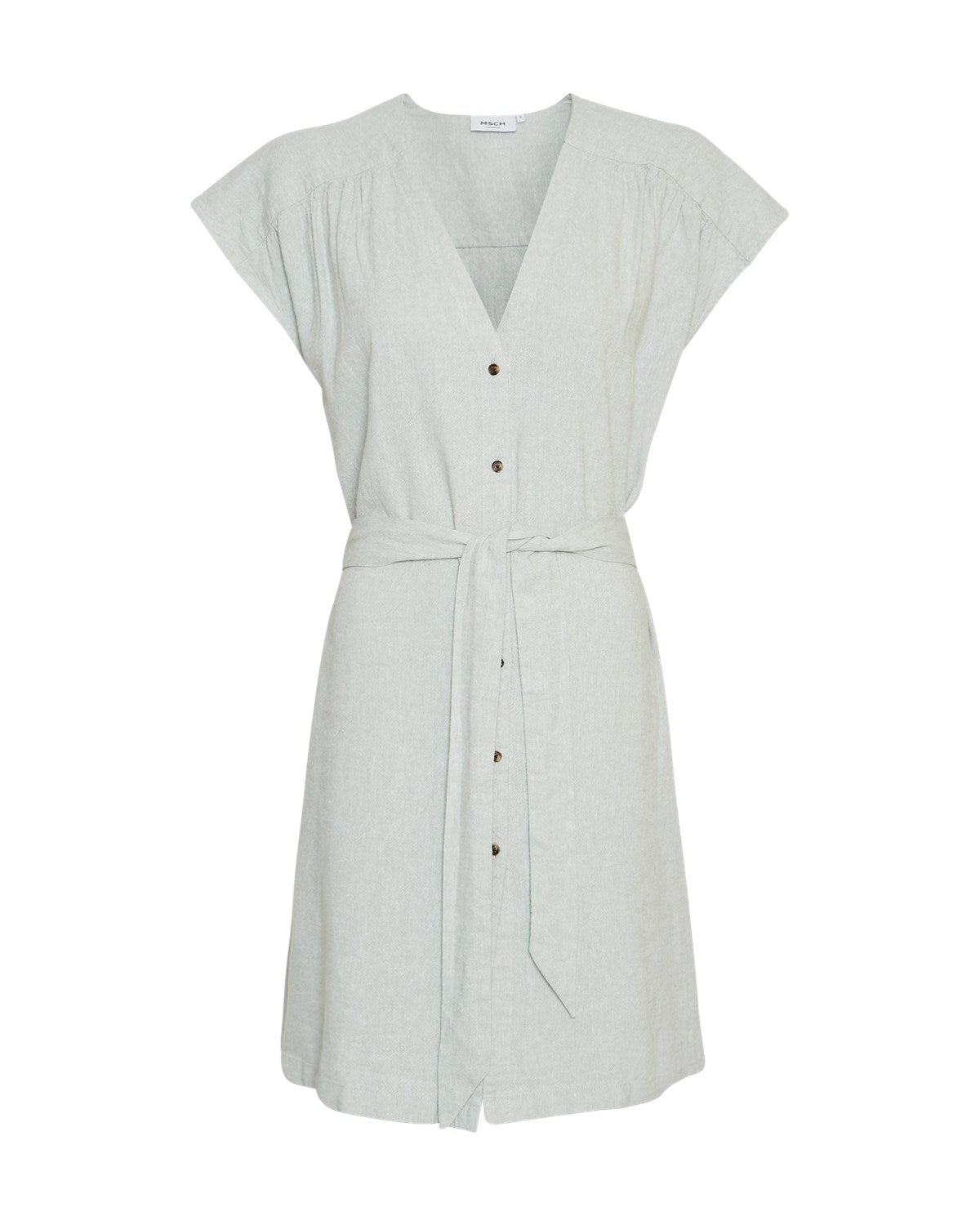 Jovene Ginia Ss Dress - Green M Mel