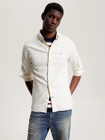 Flex Brushed Twill Rf Shirt - Ecru