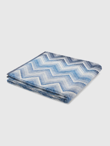 Marea Bath Sheet - Blue/White