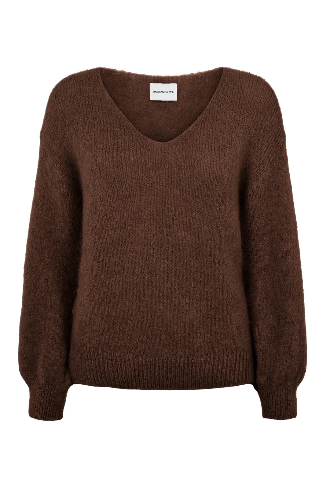 Milana Ls Mohair Knit - Cocoa