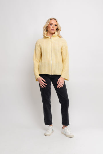 Majken Cardigan - Light Yellow