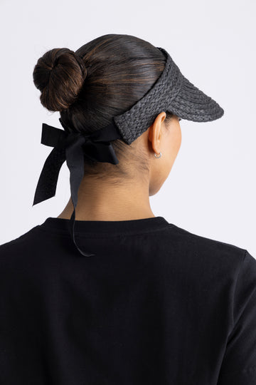 Day Straw Visor - Black