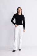 Paris Flared - Classy White