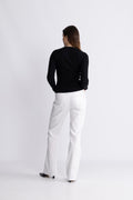 Paris Flared - Classy White
