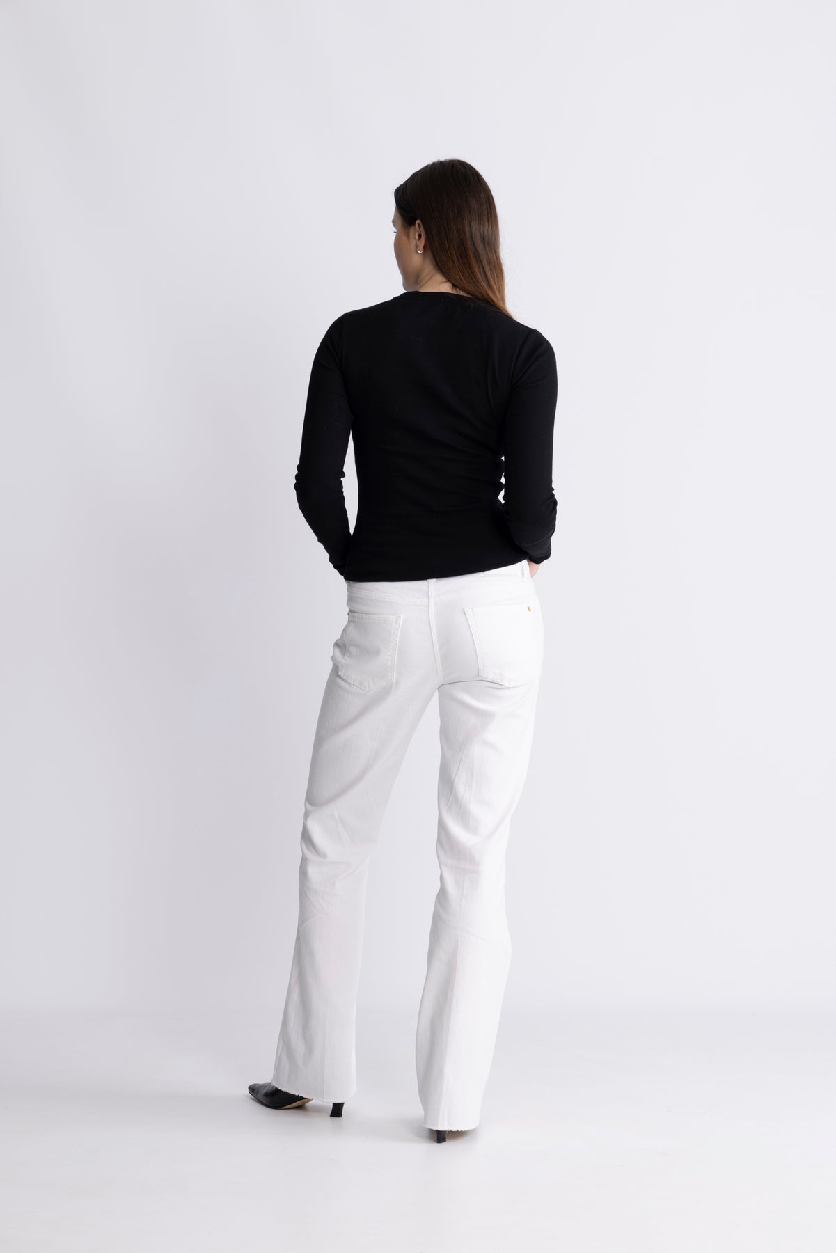 Paris Flared - Classy White