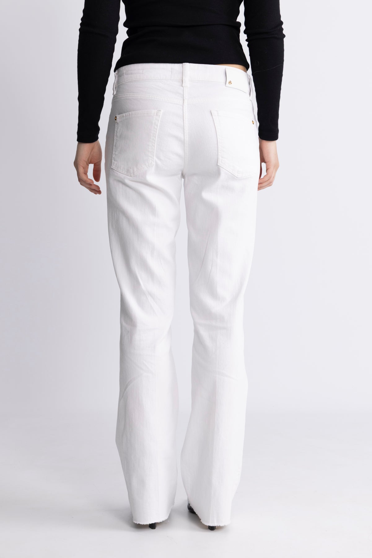 Paris Flared - Classy White