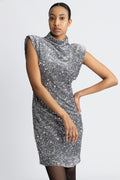 Kali Dress - Asphalt Silver Grey