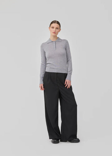 Hiroki Polo - Grey Melange