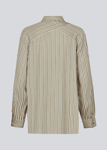 Hissa Print Shirt - Soft Stripe