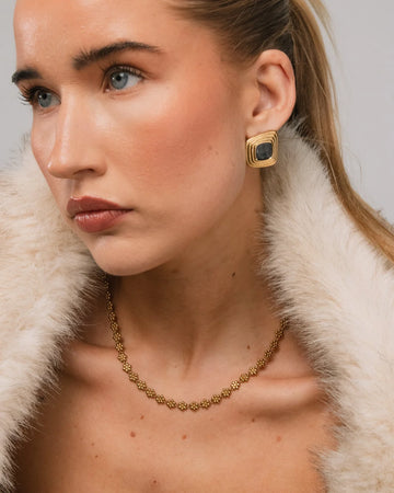 Frame Earrings - Gold