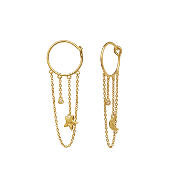 Nisha Earrings - Gold