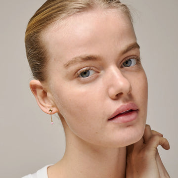 Sunshine Drop Earrings - Pink