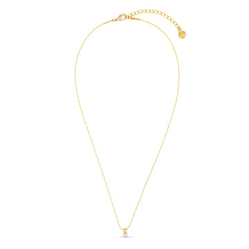Fine Micro Pearl Collar Necklace - Gold