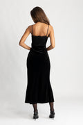Signi Slip Dress - Black