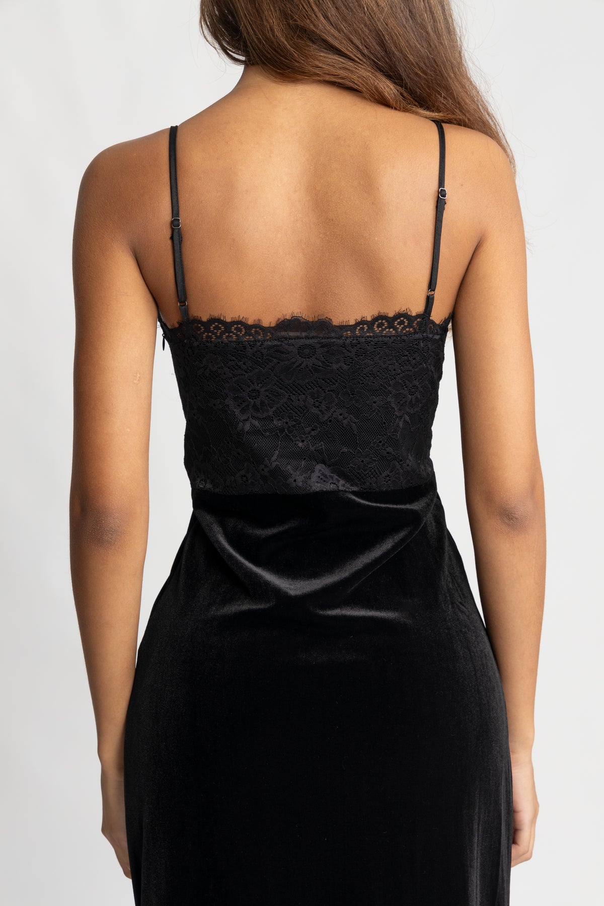 Signi Slip Dress - Black