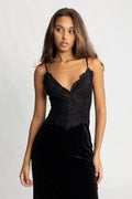Signi Slip Dress - Black