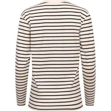 Mel Longsleeve - Off-White/Black Stripes
