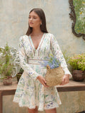 Ellie Dress - Forest Floral